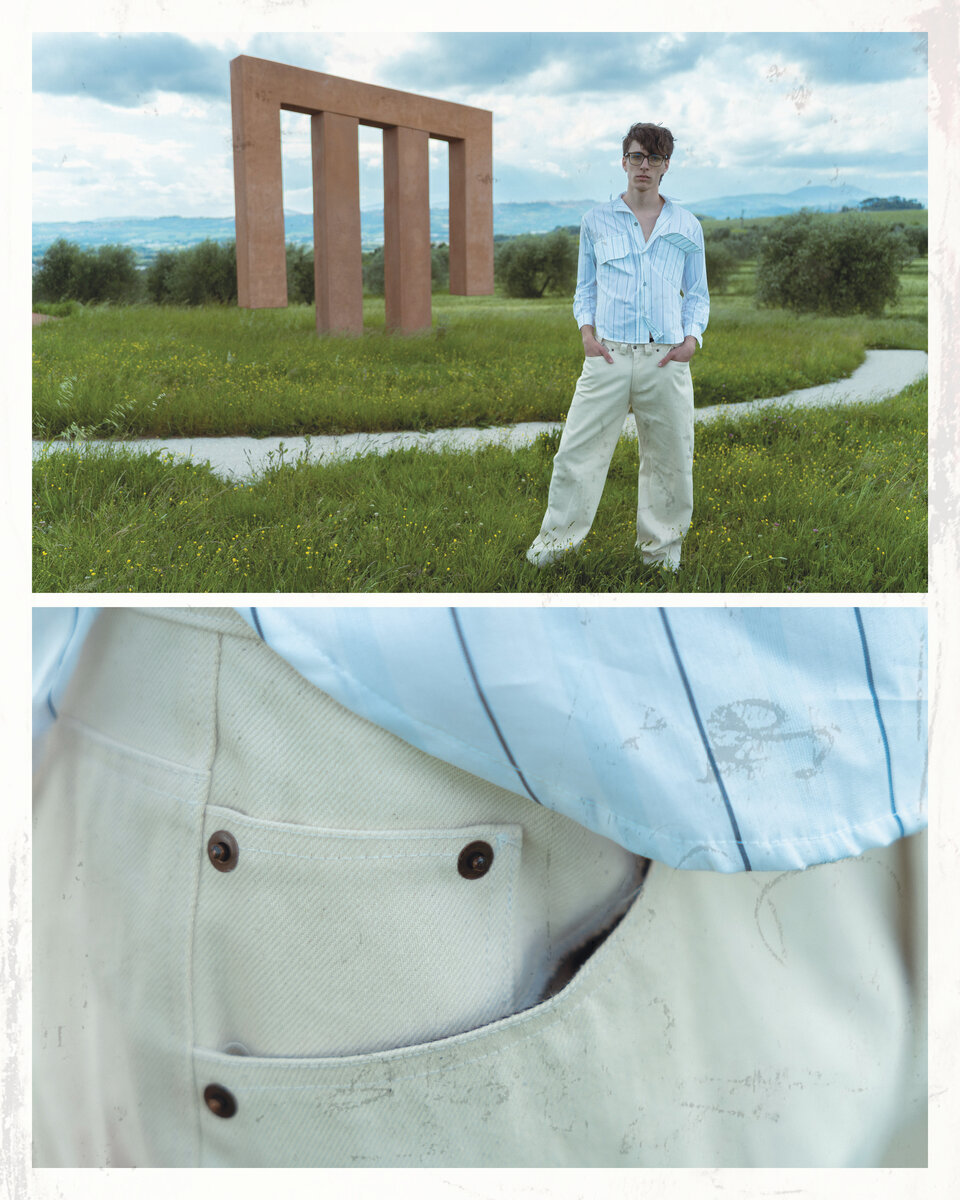 Striped Cotton Shirt - image 4