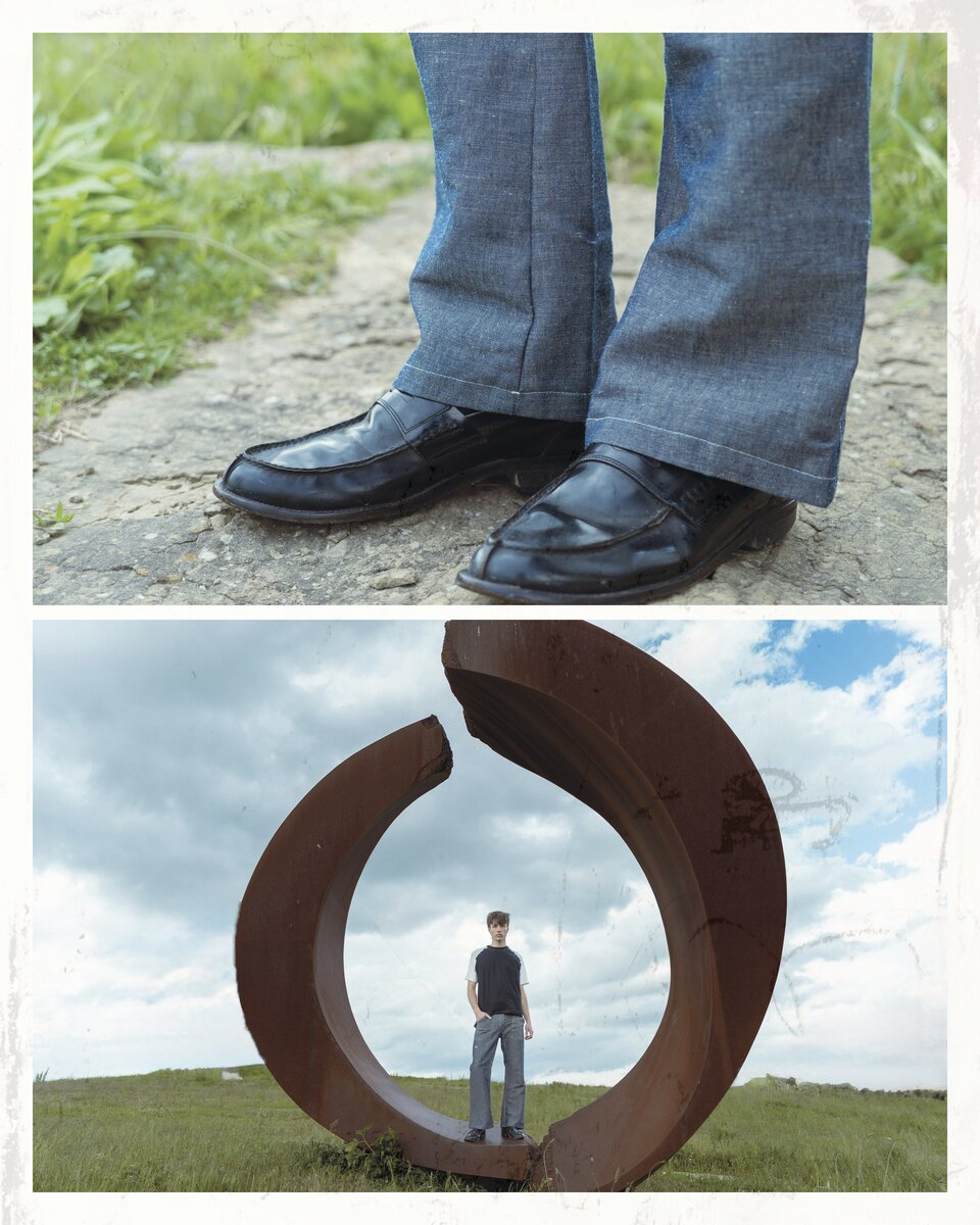 Flared Linen Denim - image 4