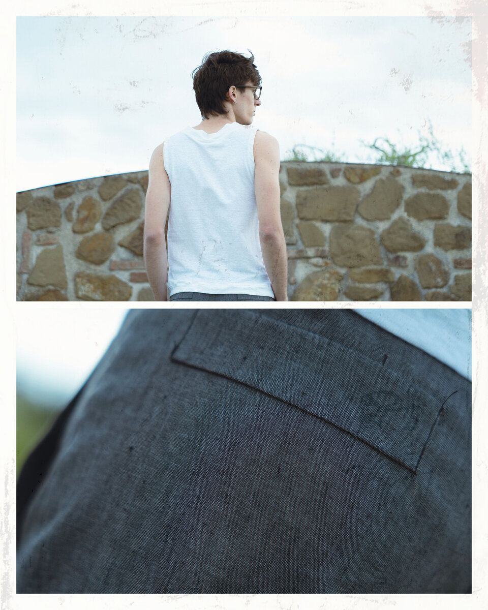 Linen 3/4 Utility Jorts - image 3