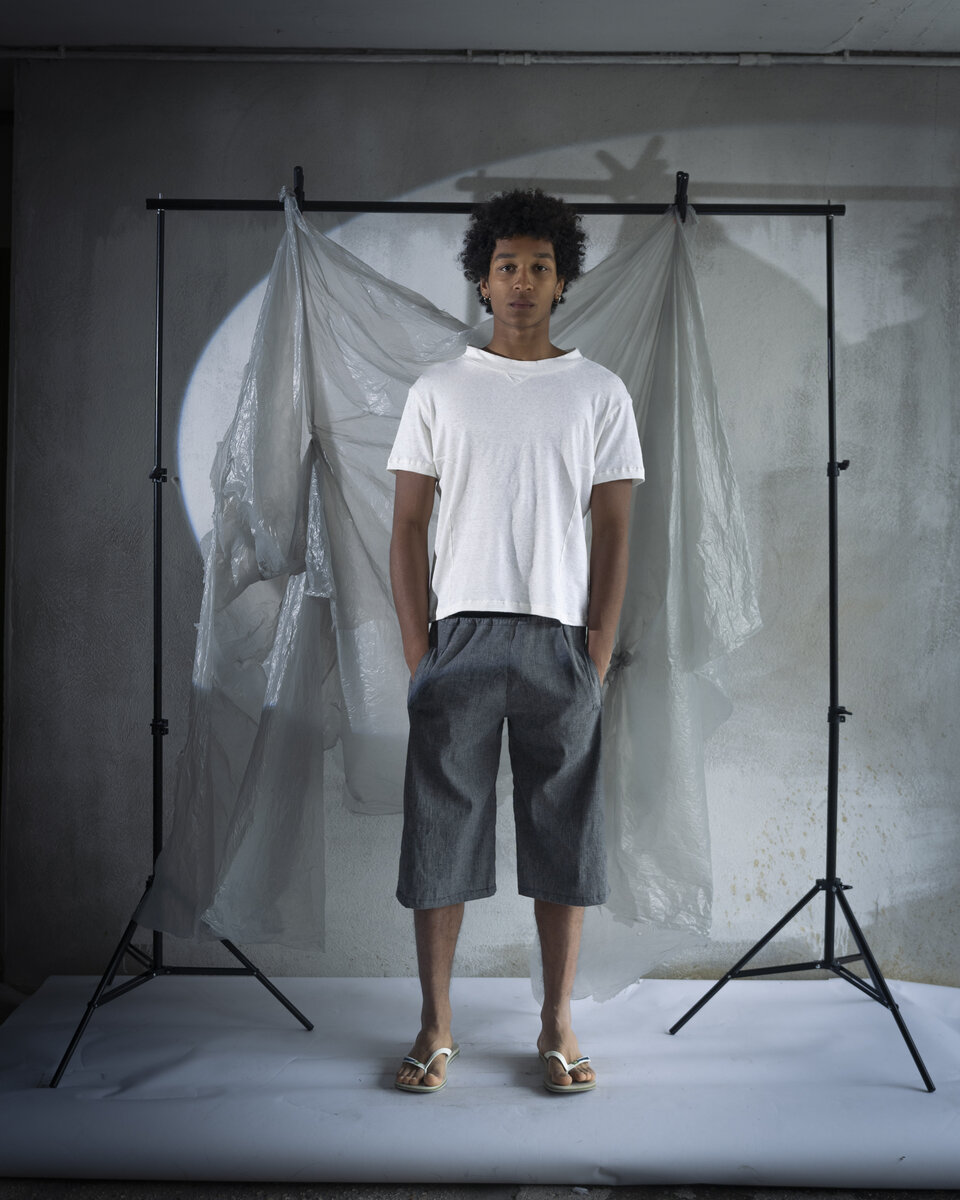 Linen 3/4 Utility Jorts - image 5