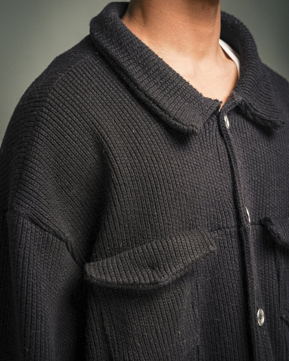 Wool Cardigan Jacket - image 4