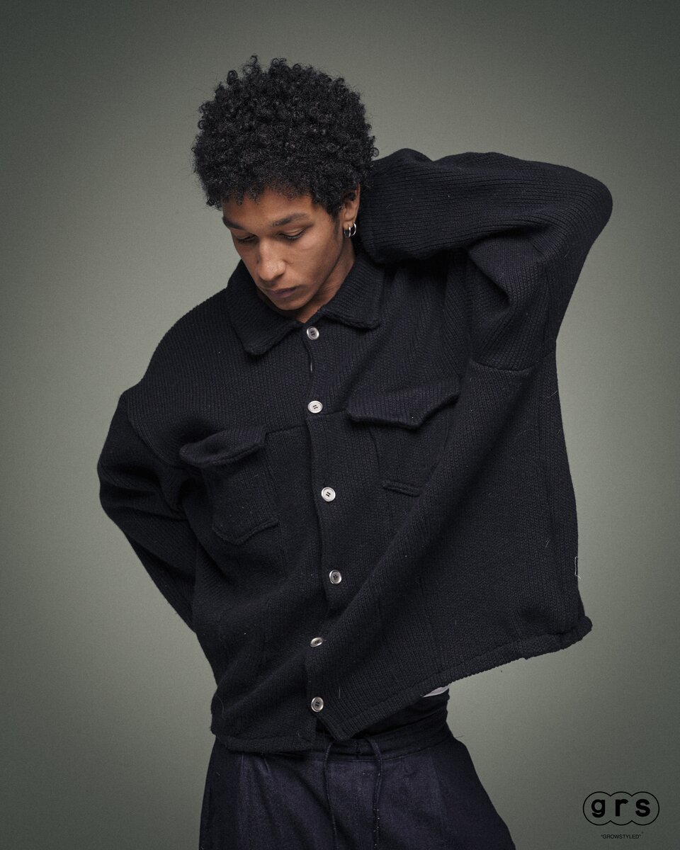 Wool Cardigan Jacket hover