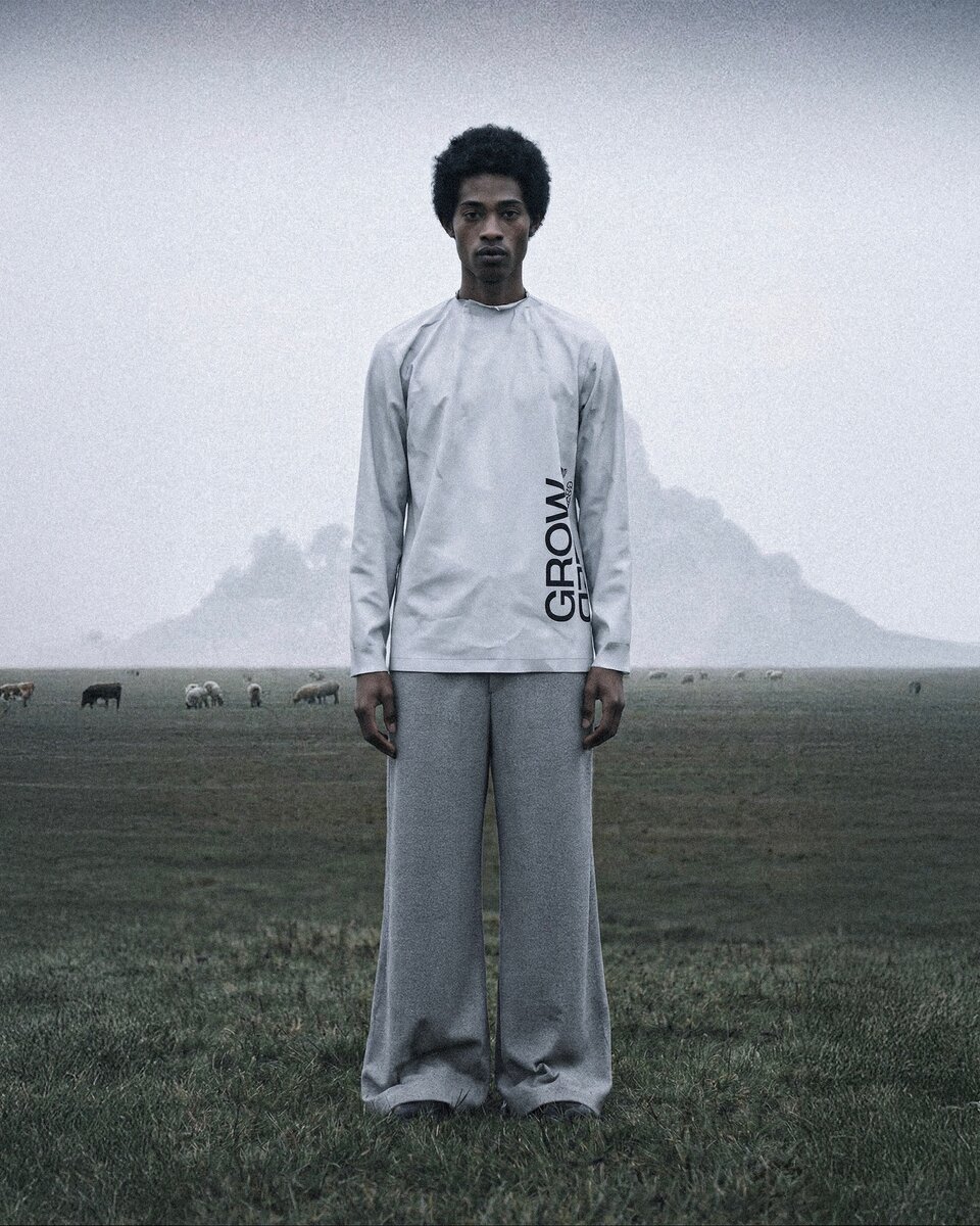 Japandi Drawstring Crewneck