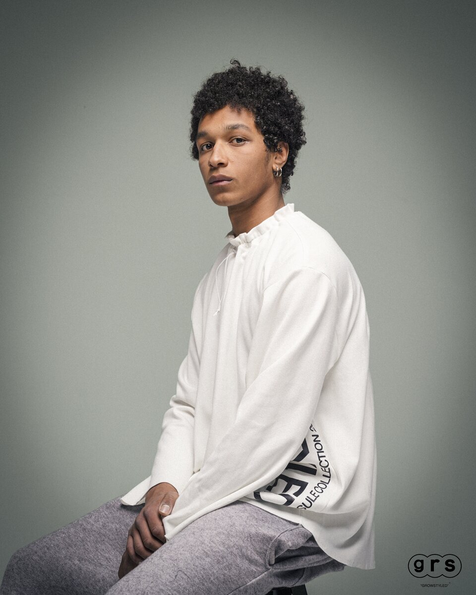 Japandi Drawstring Crewneck hover